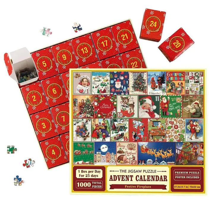 Weihnachts-Puzzle-Adventskalender