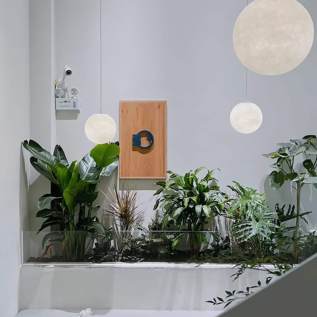 Lampe suspendue Moon au design moderne