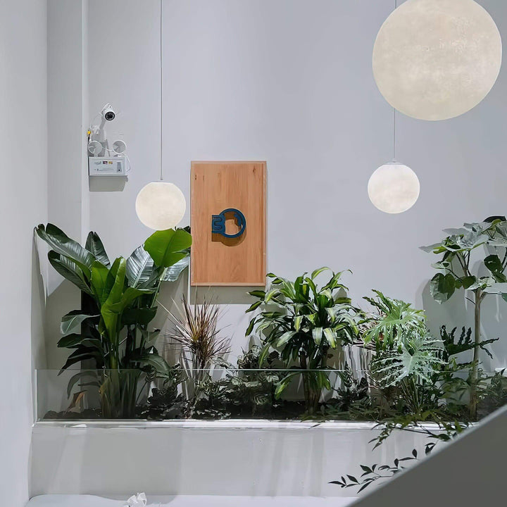 Lampe suspendue Moon au design moderne