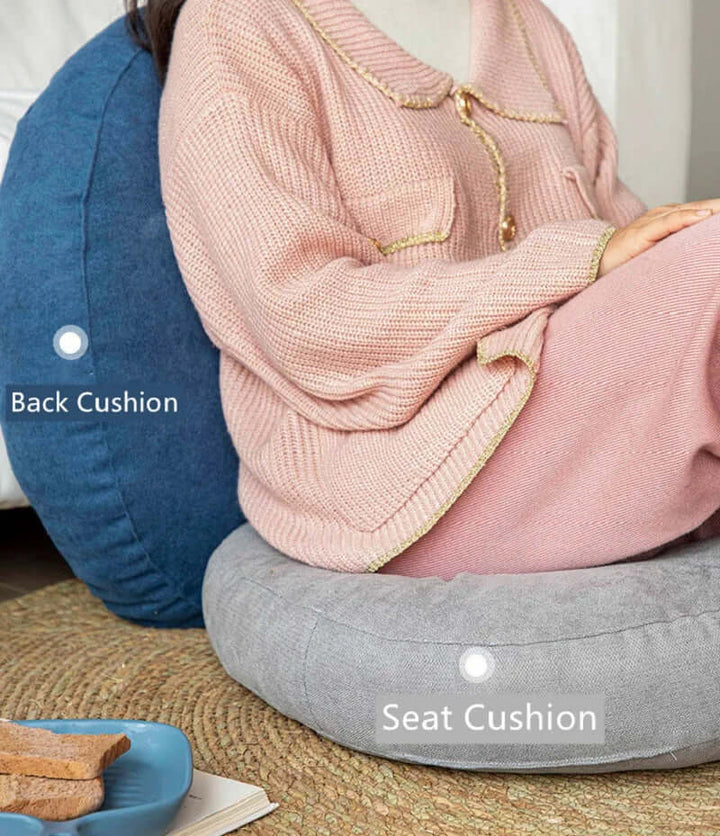 Coussin de méditation rond - confort et détente