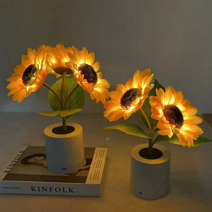 Lampe LED tournesol lumière d'ambiance lumière décorative