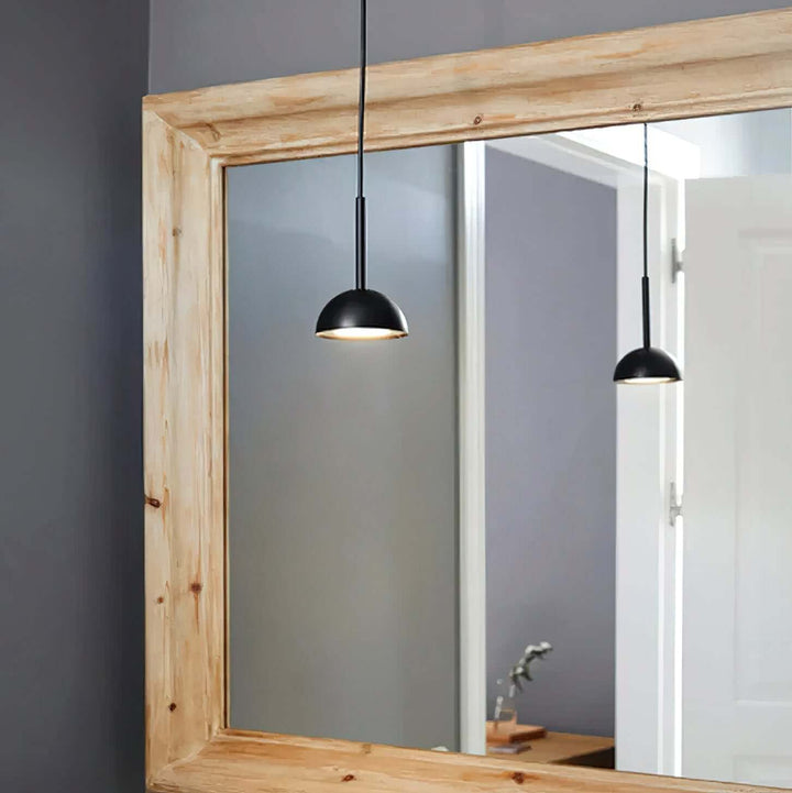 Lampe suspendue géométrique en métal