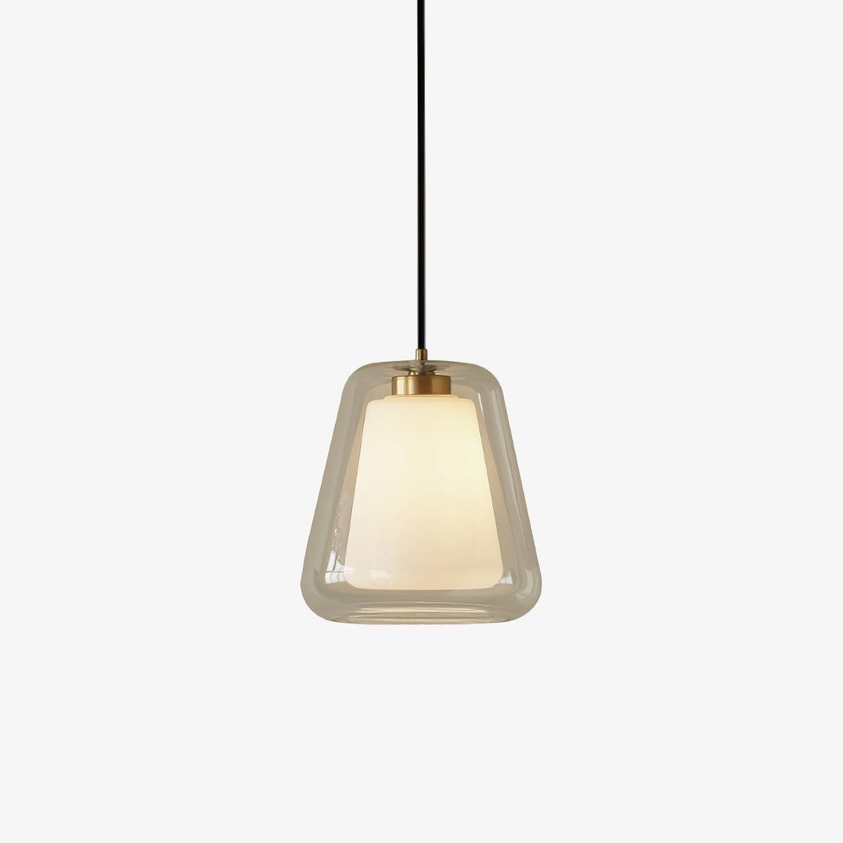 Moderne Glas-Pendelleuchte