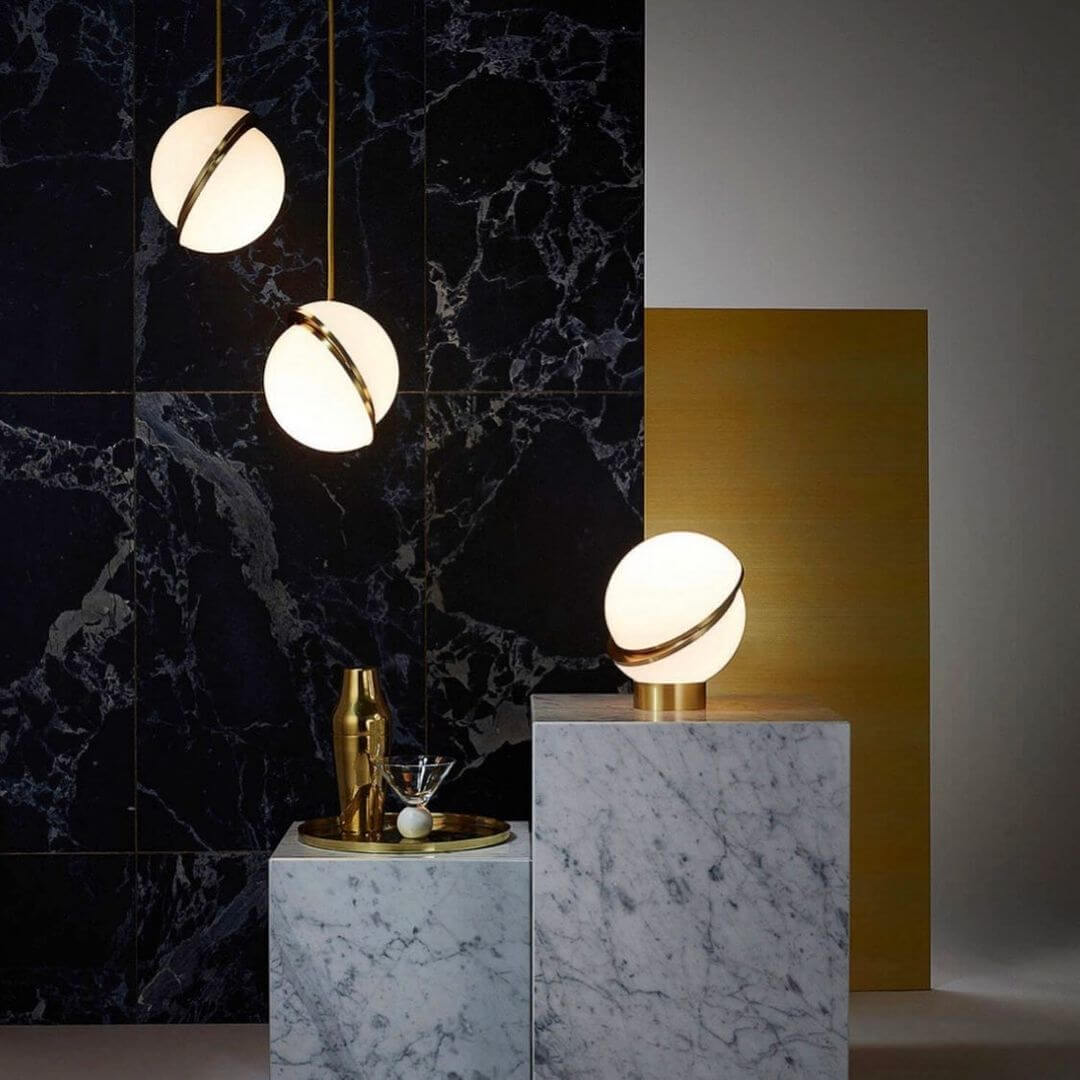 Mondförmige Pendelleuchte Modernes Design