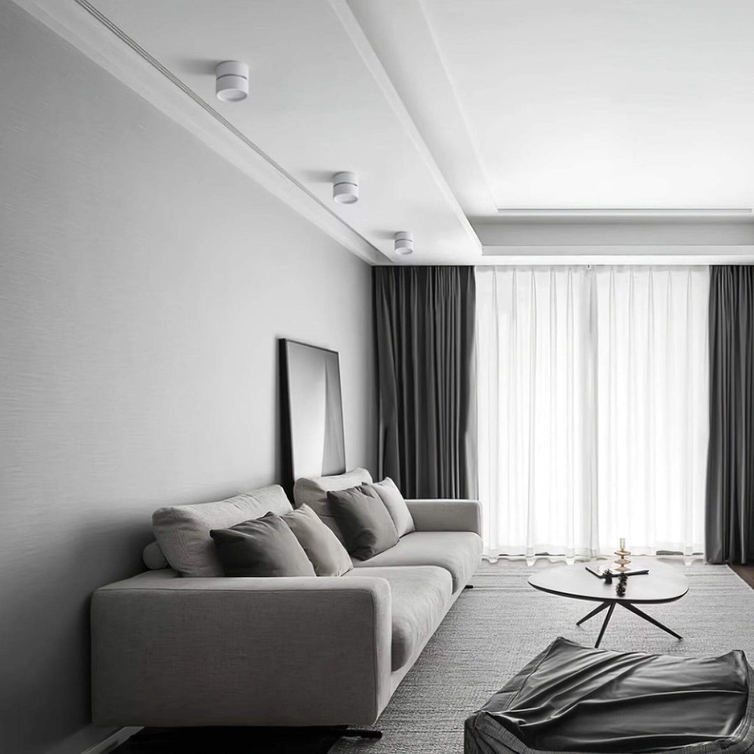 Plafonnier LED rotatif - blanc chaud