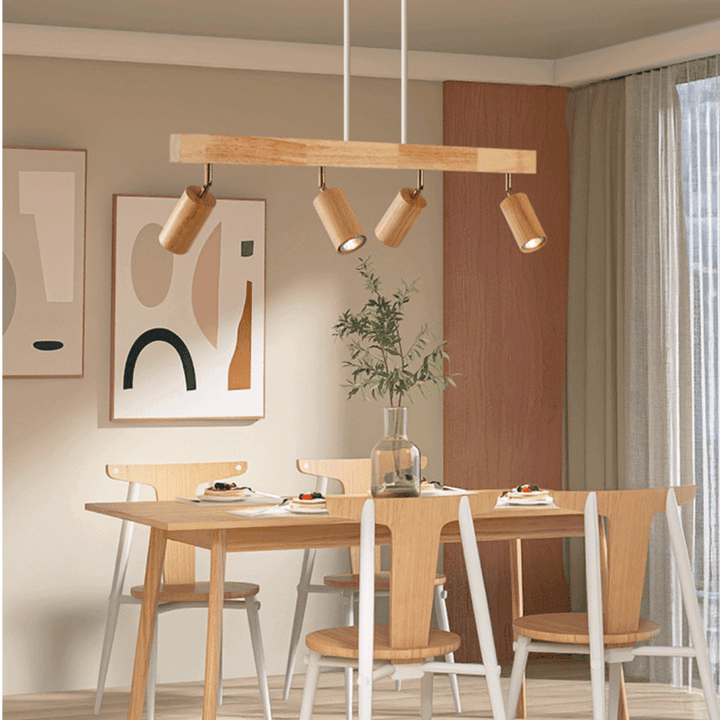 Spot de plafond orientable en bois EcoLux