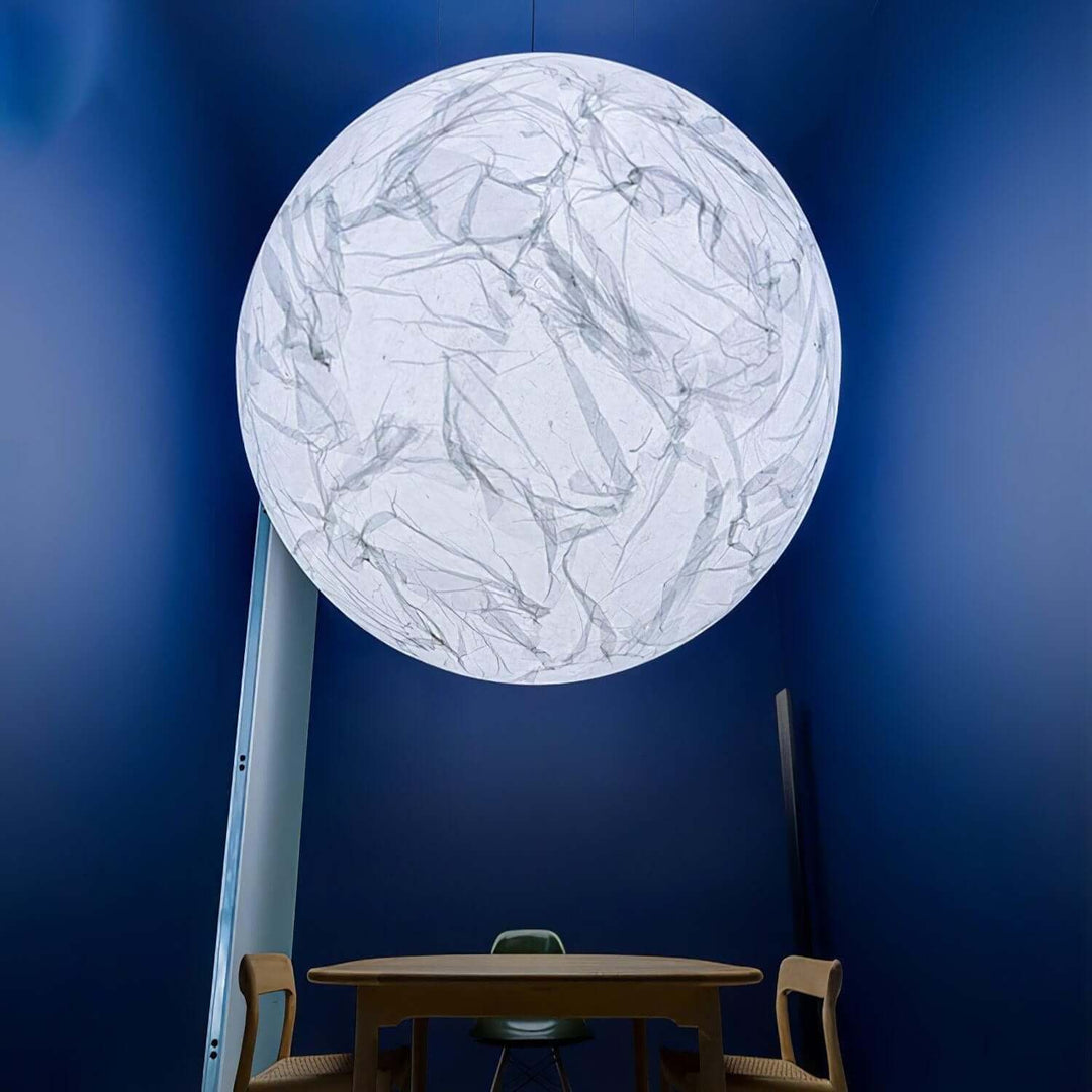Suspension en soie Moon - design moderne