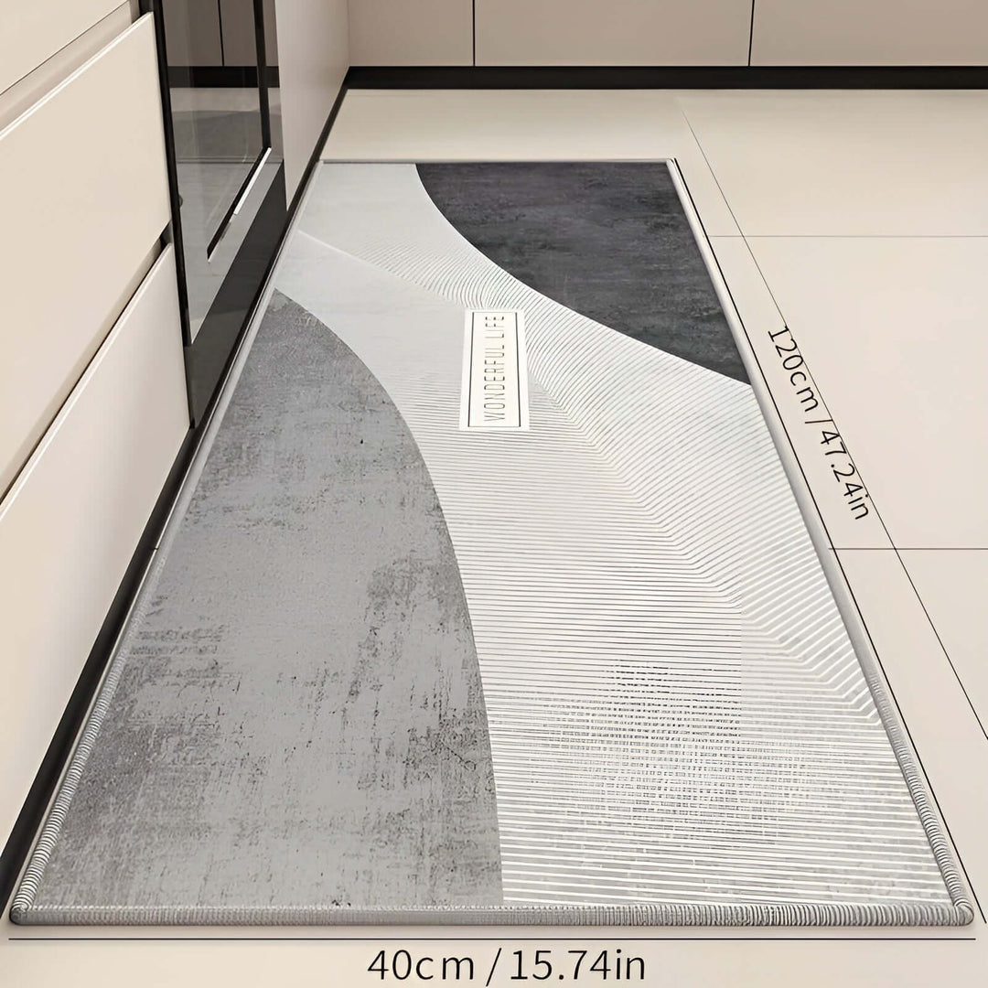 Tapis de cuisine ergonomique et confortable - antidérapant et doux