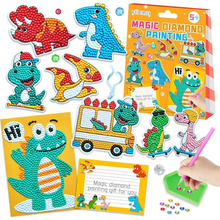 Diamant-Sticker-Set - Kreatives Bastelset für Kinder