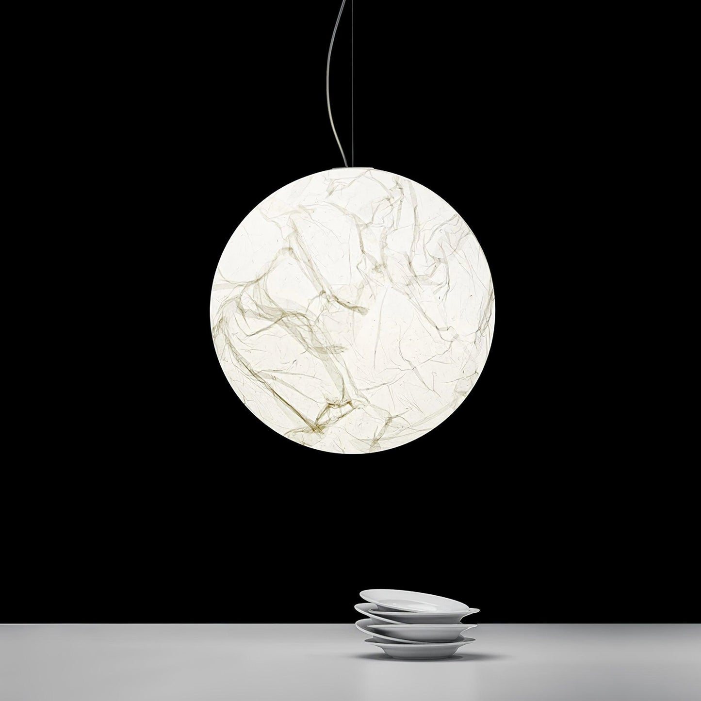 Mondseiden Pendelleuchte - Modernes Design