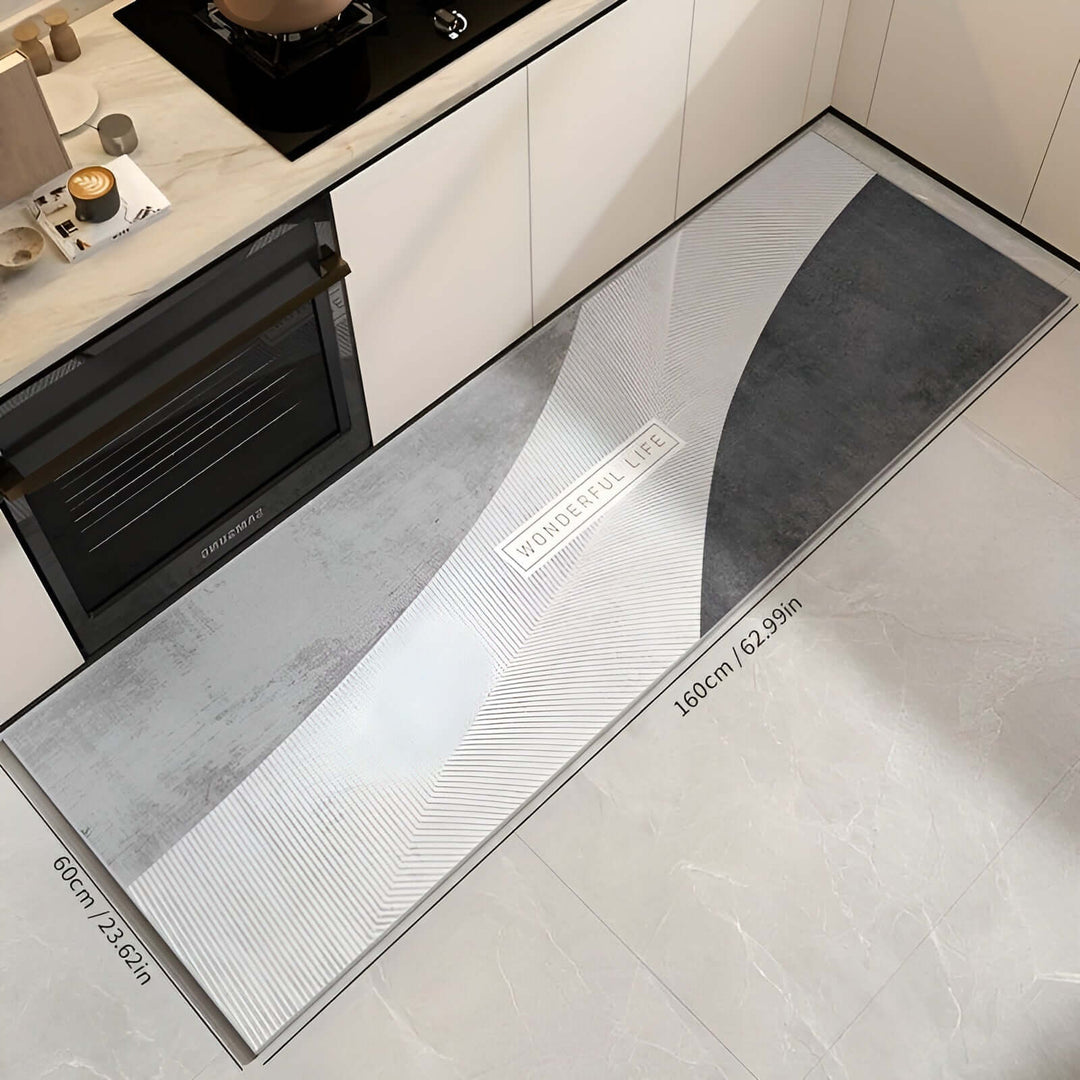 Tapis de cuisine ergonomique et confortable - antidérapant et doux