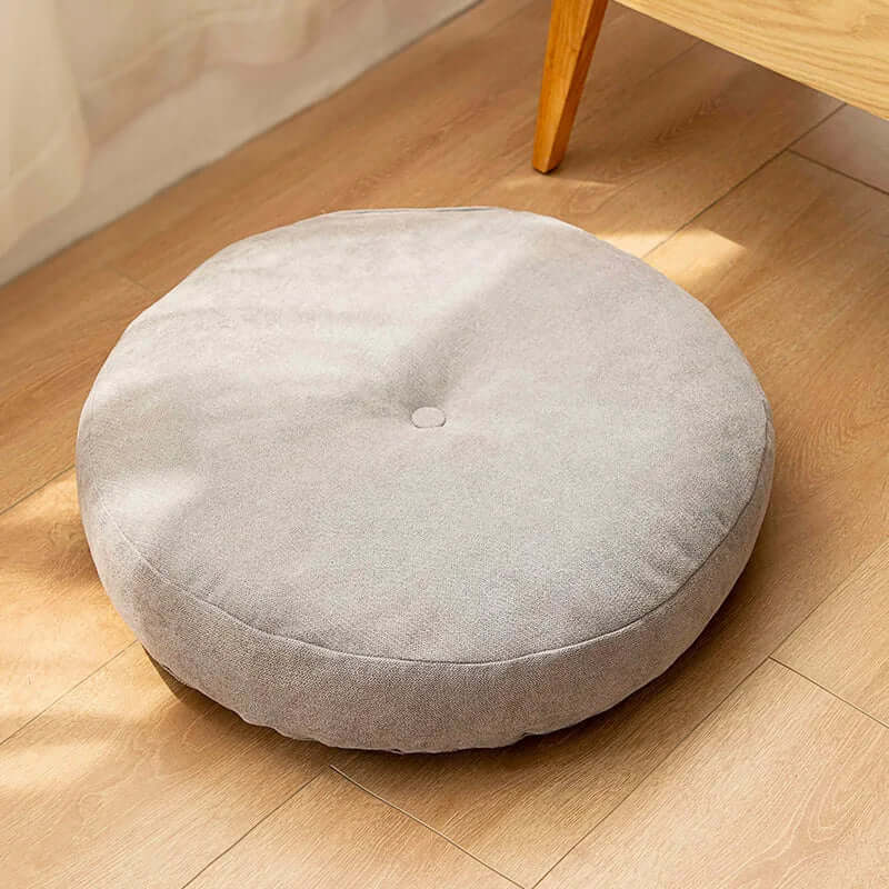 Coussin de méditation rond, coussin de yoga, coussin de sol