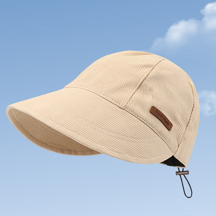 "Damen UV-Schutz-Hut mit breiter Krempe, faltbar, in Schwarz, Beige, Khaki oder Blau für Outdoor-Aktivitäten."