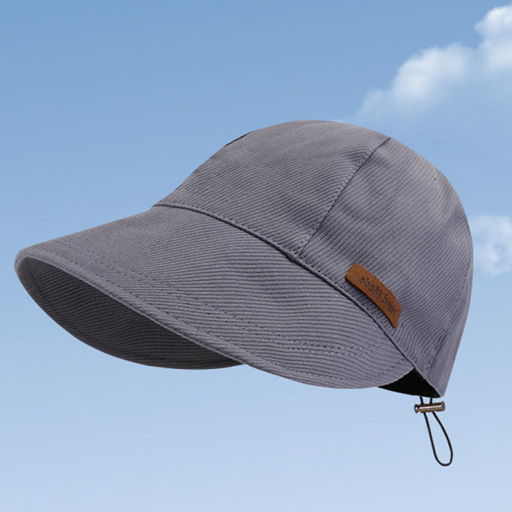 "Damen UV-Schutz-Hut mit breiter Krempe, faltbar, in Schwarz, Beige, Khaki oder Blau für Outdoor-Aktivitäten."