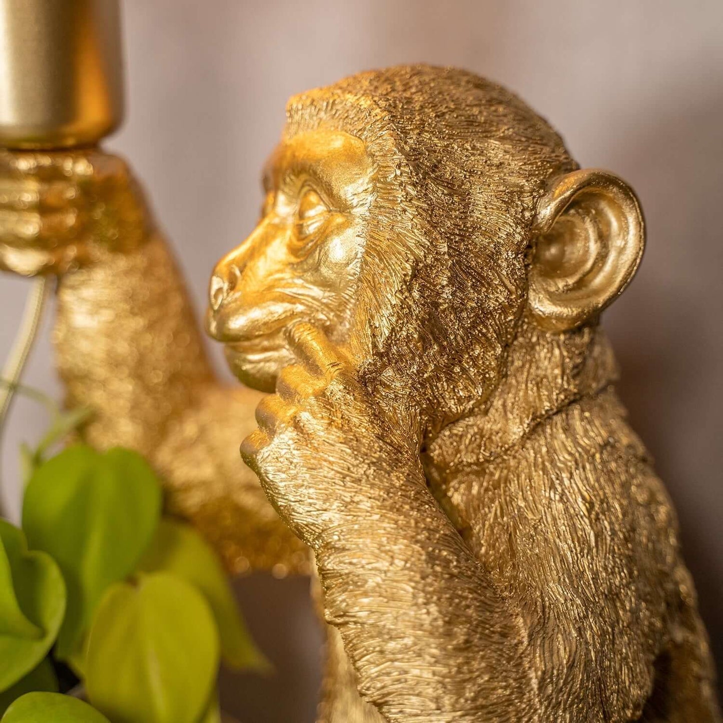 Lampe de table Golden Monkey - Design luxueux