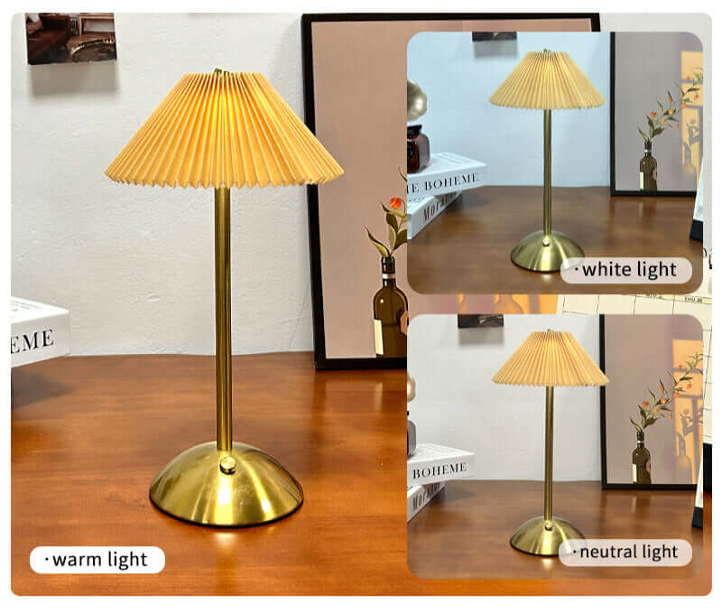 Dimmbare Schnurlose LED Tischlampe