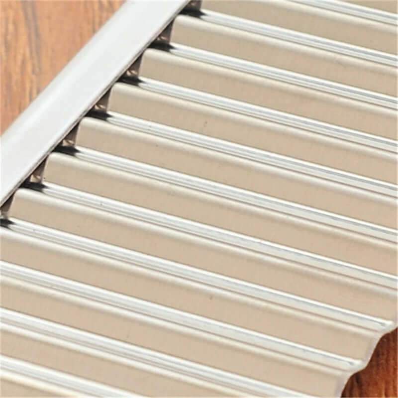 Coupe-légumes ondulé en acier inoxydable - frites