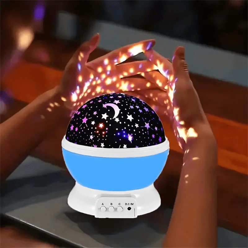 Veilleuse projecteur d'étoiles pour enfants