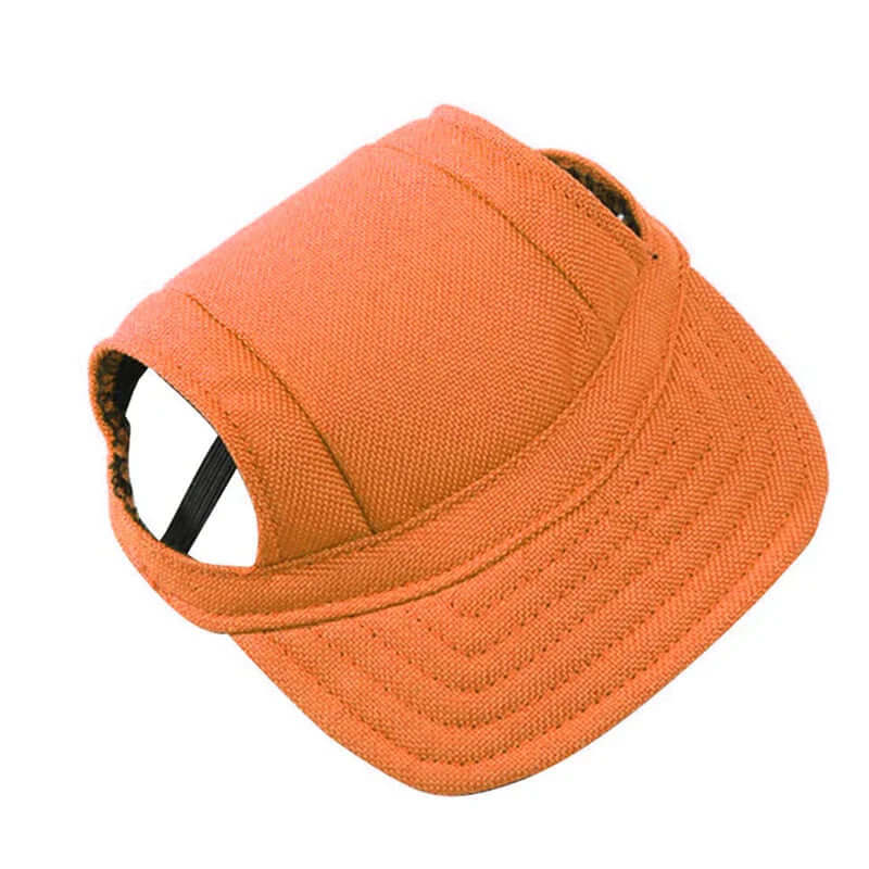 Casquette pour chien avec trous pour les oreilles et mentonnière