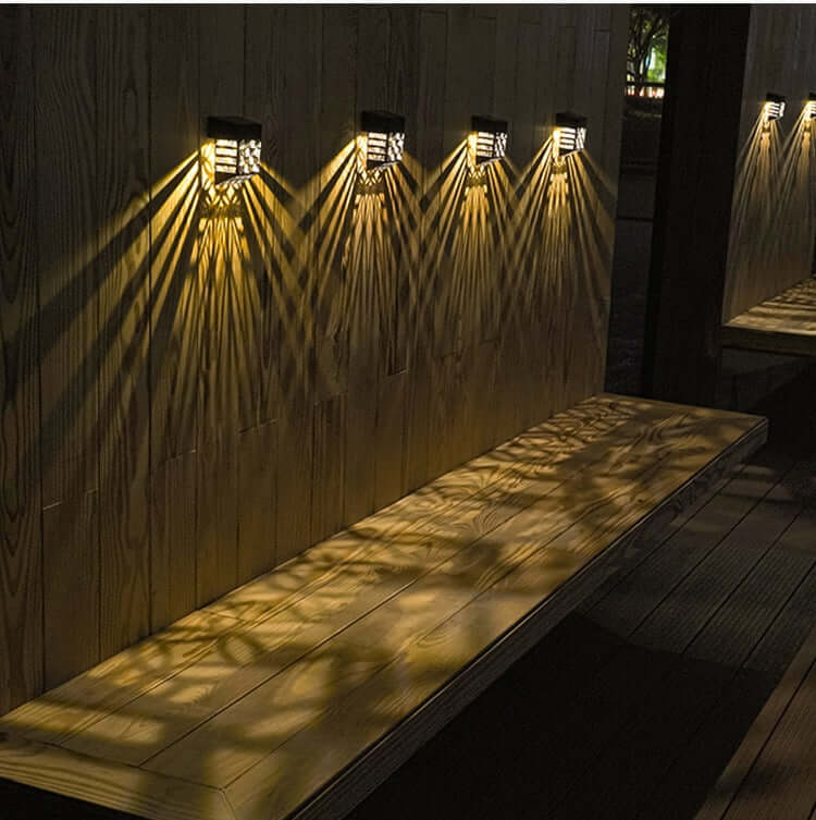 Dekorative LED-Wandleuchte für Garten & Terrasse