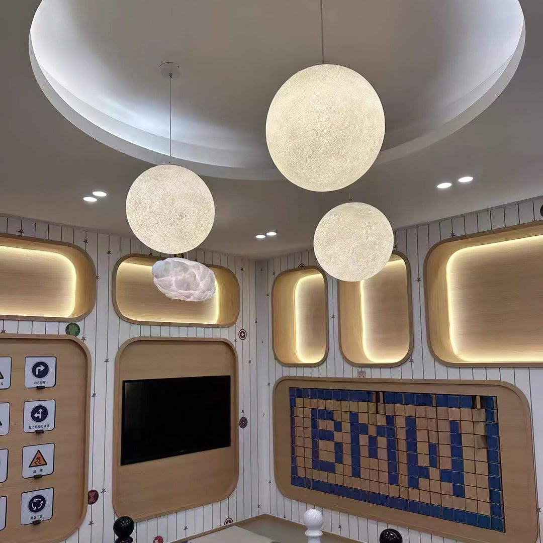 Lampe suspendue Moon au design moderne