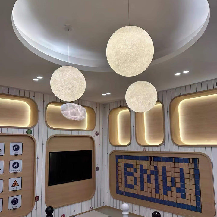 Lampe suspendue Moon au design moderne