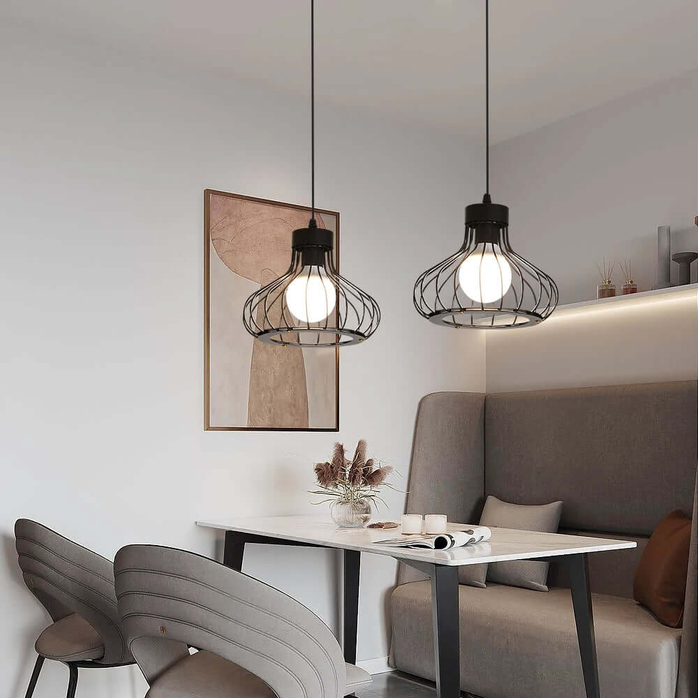 Moderne Metall-Pendelleuchte