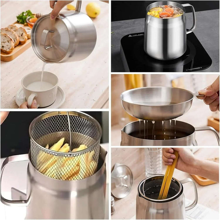 Friteuse multifonctionnelle compacte