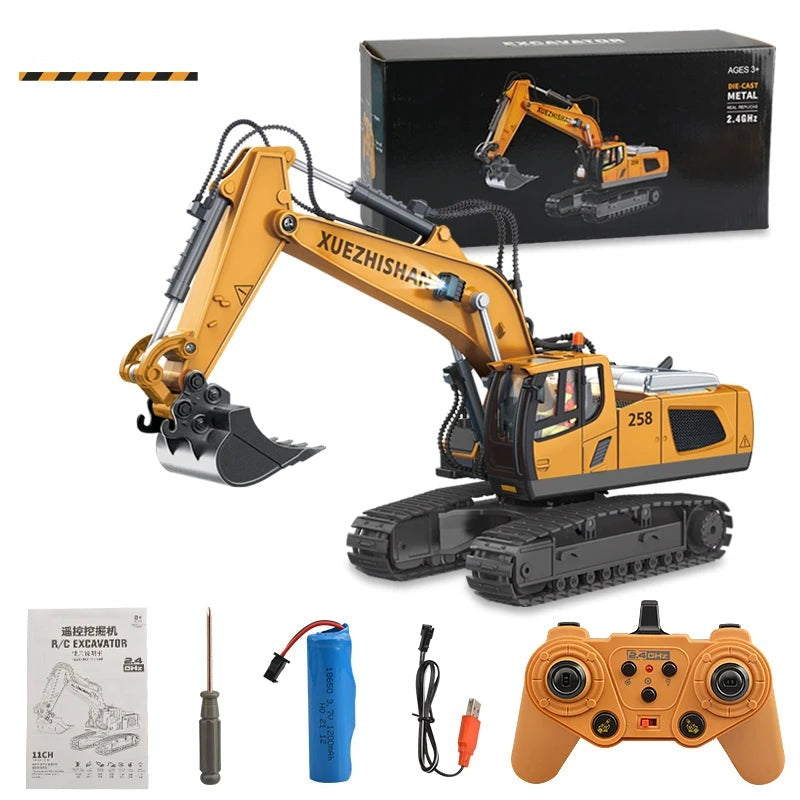 "Detailgetreuer ferngesteuerter Baustellen-LKW mit funktionierender Kippmulde und robustem Design für realistische Spiel-Acti