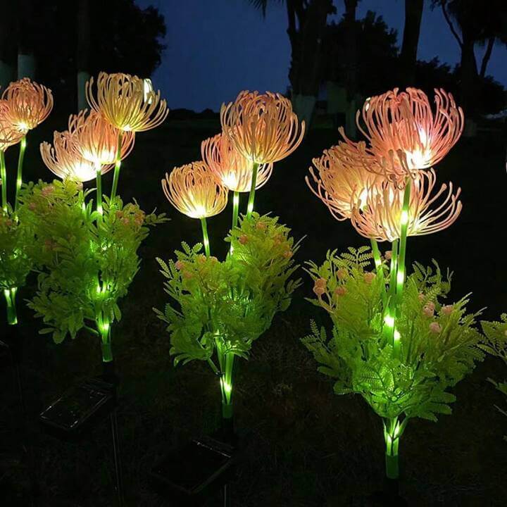 Lampe LED décorative en forme de fleur 75 cm