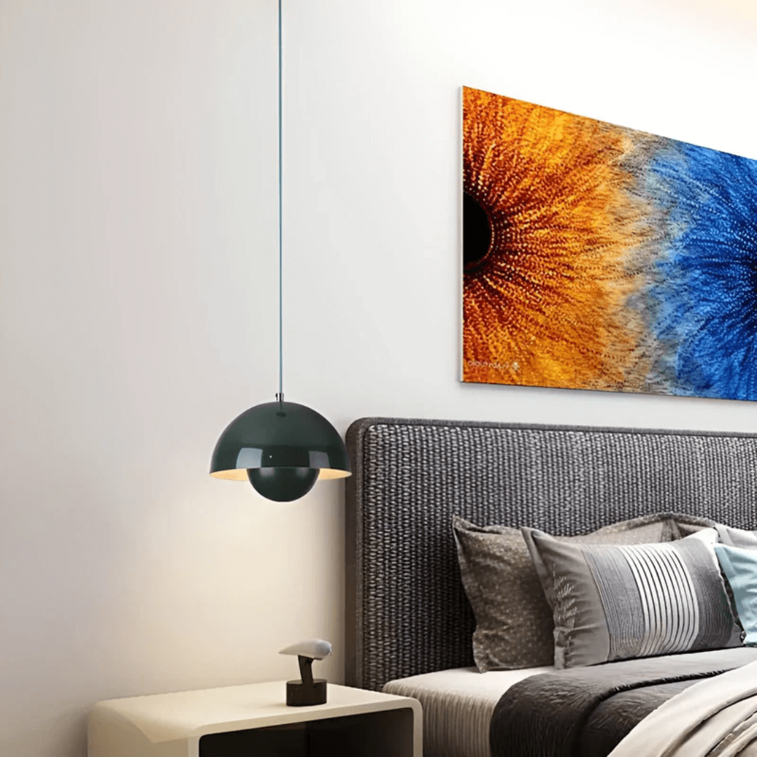 Skandinavische LED-Hängeleuchte - Blumentopf Design