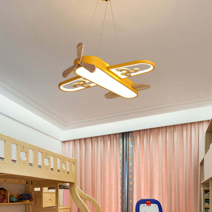 Plafonnier LED avion pour chambre d'enfant