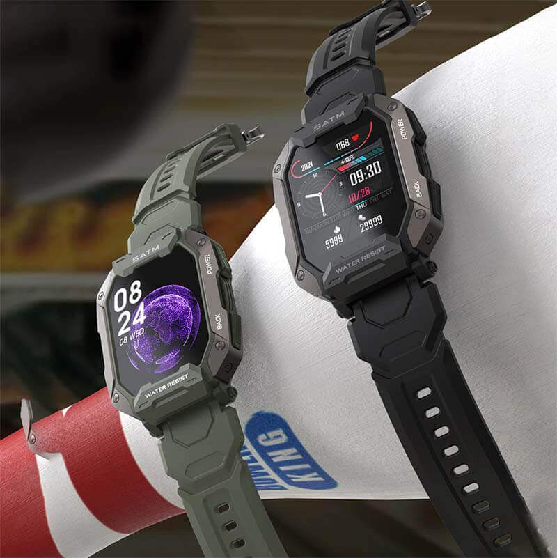 Montre connectée robuste avec écran AMOLED