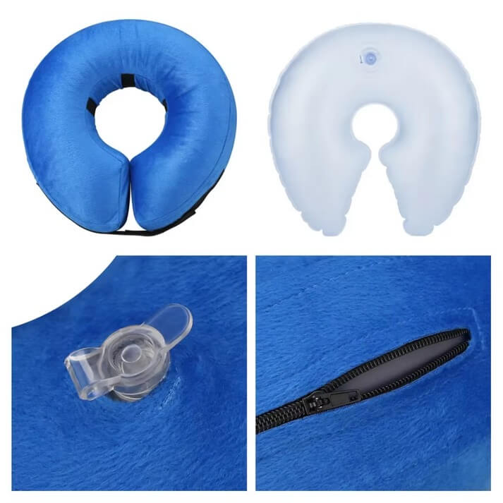 Collier gonflable confortable