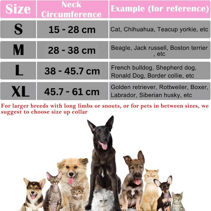 Collier gonflable confortable