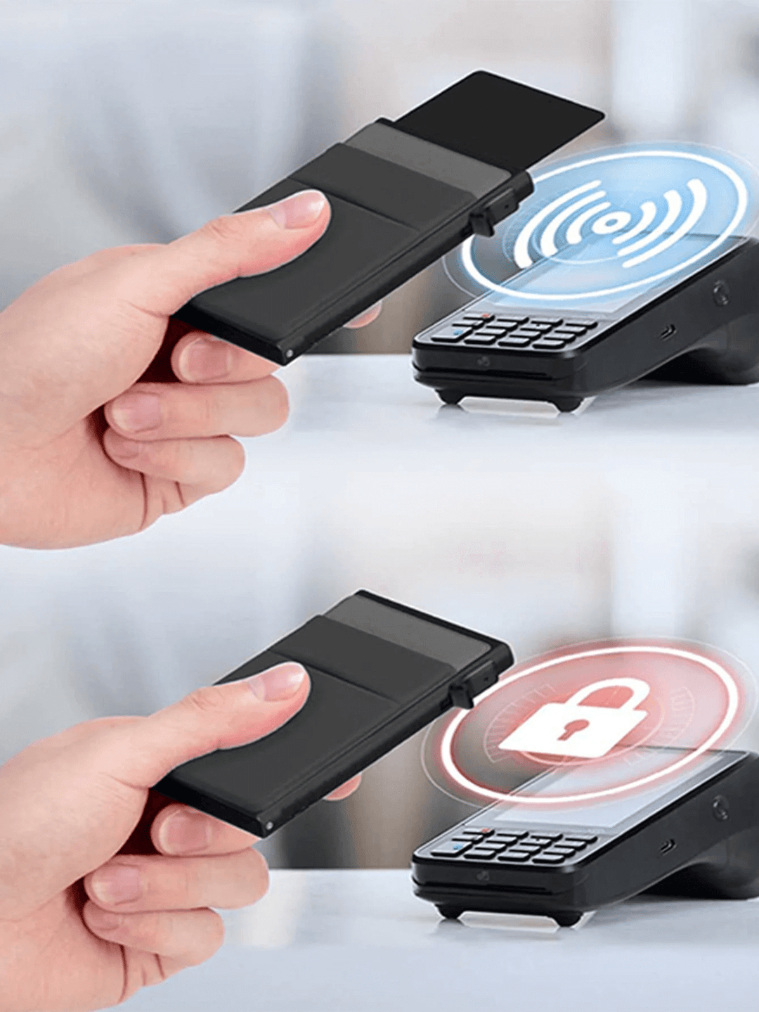 Portefeuille fin RFID pour homme