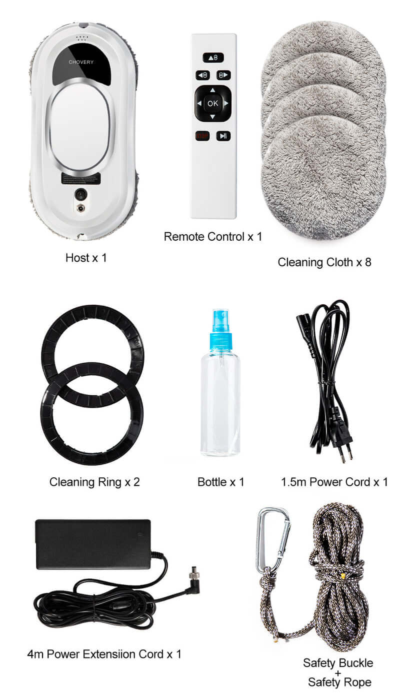 Slimme Robot Fensterreiniger mit Fernbedienung