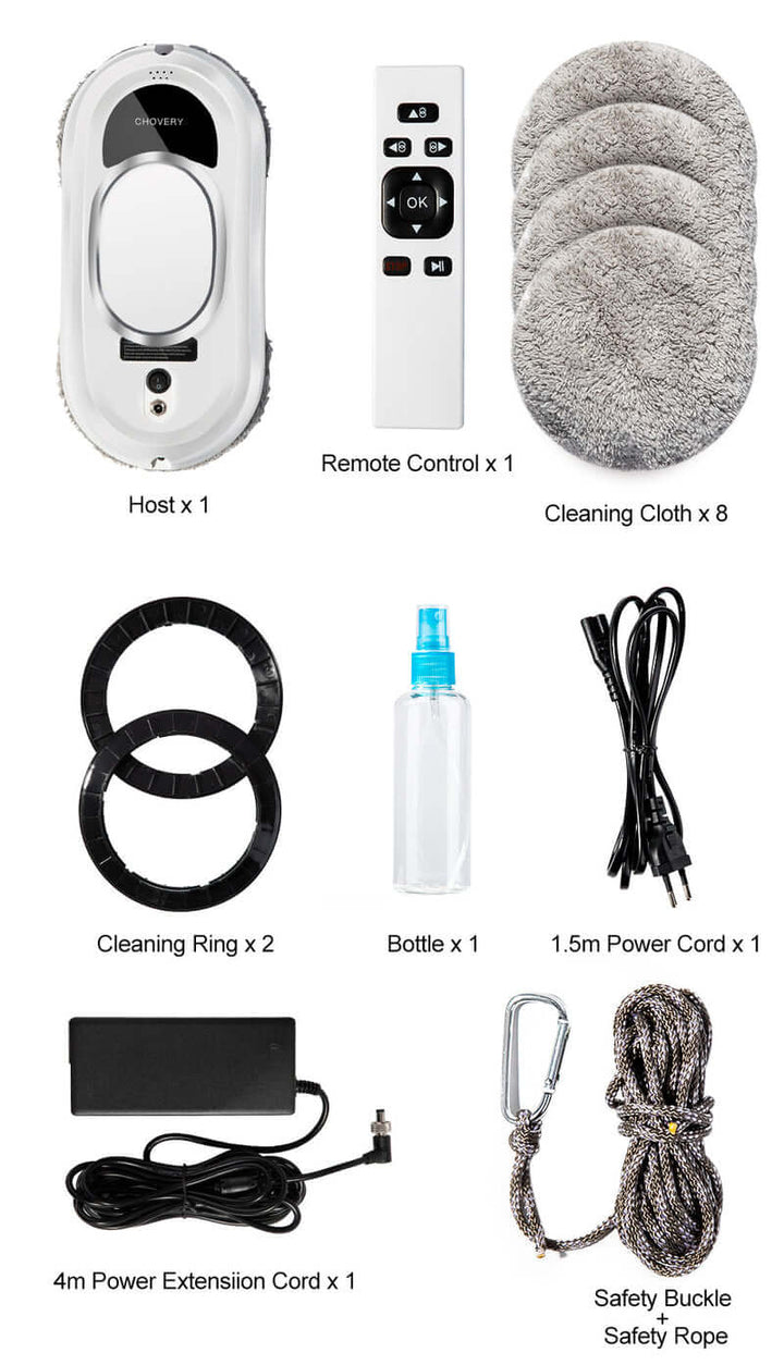 Slimme Robot Fensterreiniger mit Fernbedienung