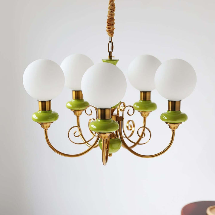 Lustre en onyx - Design moderne