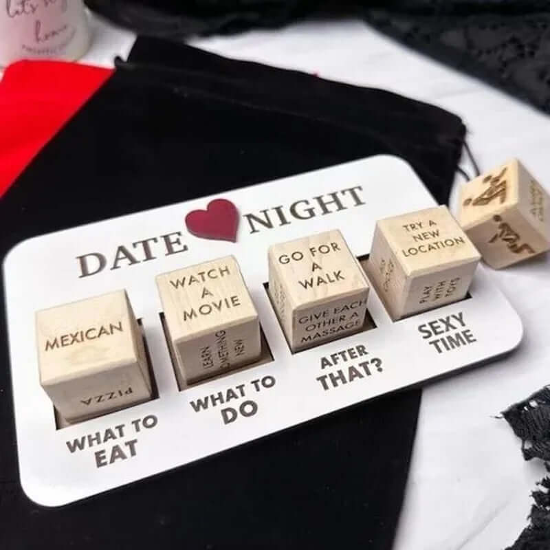 Jeu de dés pour couples pour les soirées en amoureux - Romance et plaisir