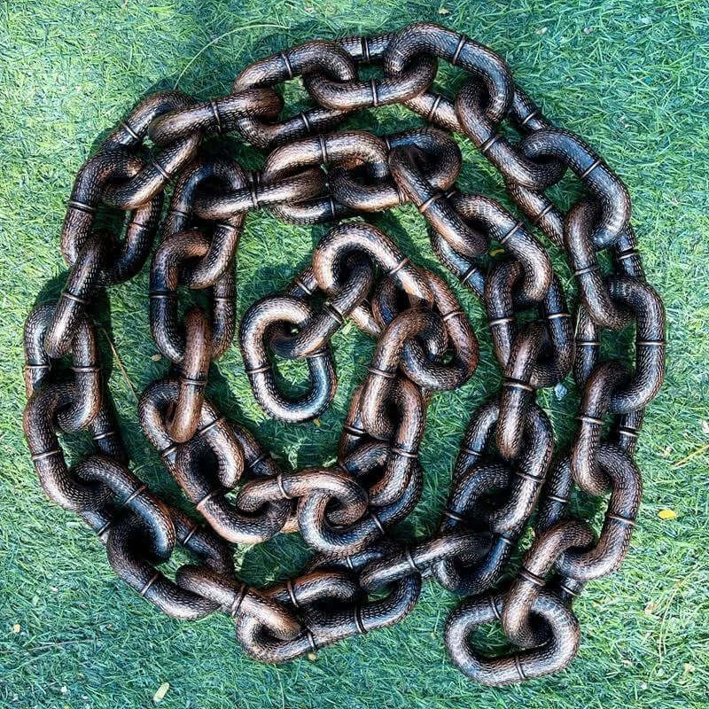 Coole Hundeleine Ketten-Optik - Robust & Sicher