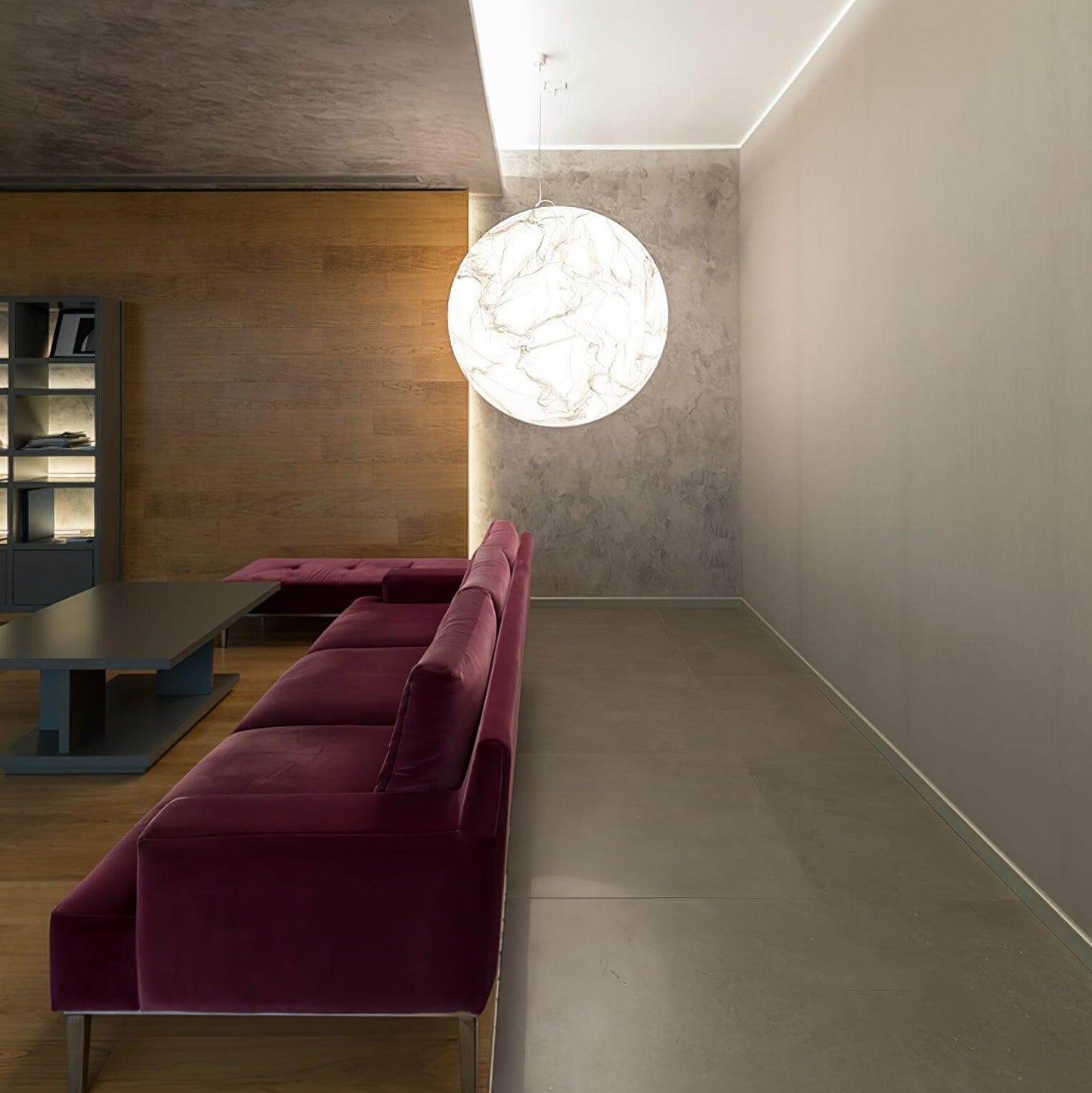 Mondseiden Pendelleuchte - Modernes Design