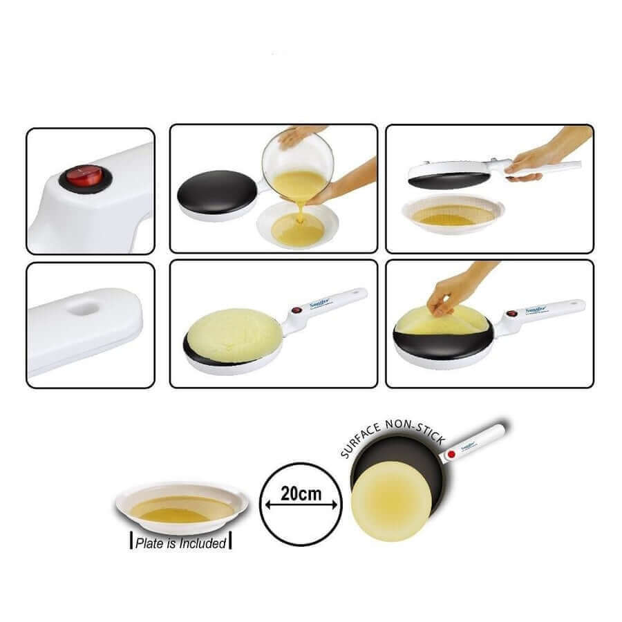 Crêpière électrique pour des crêpes parfaites