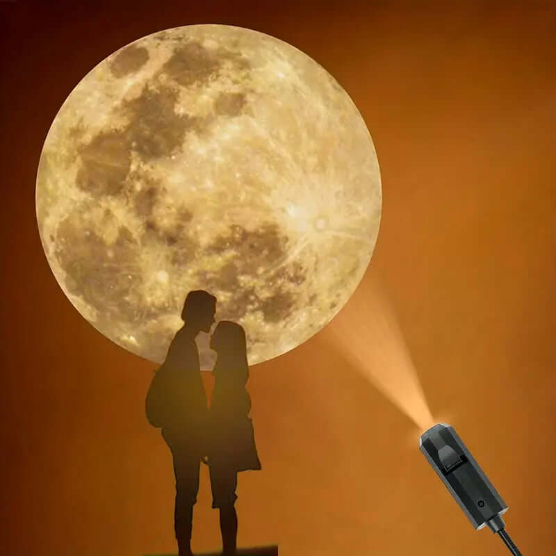 Projektionslampe Erde & Mond