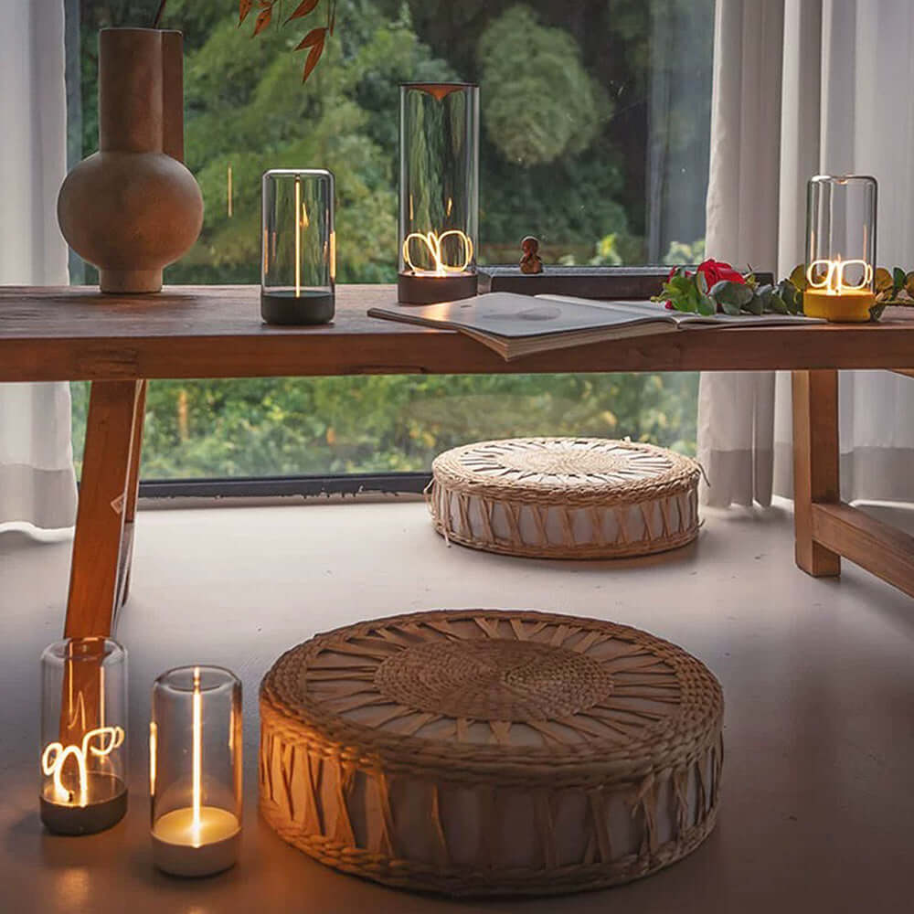 Mini lampe de table magnétique à LED avec lumière d'ambiance