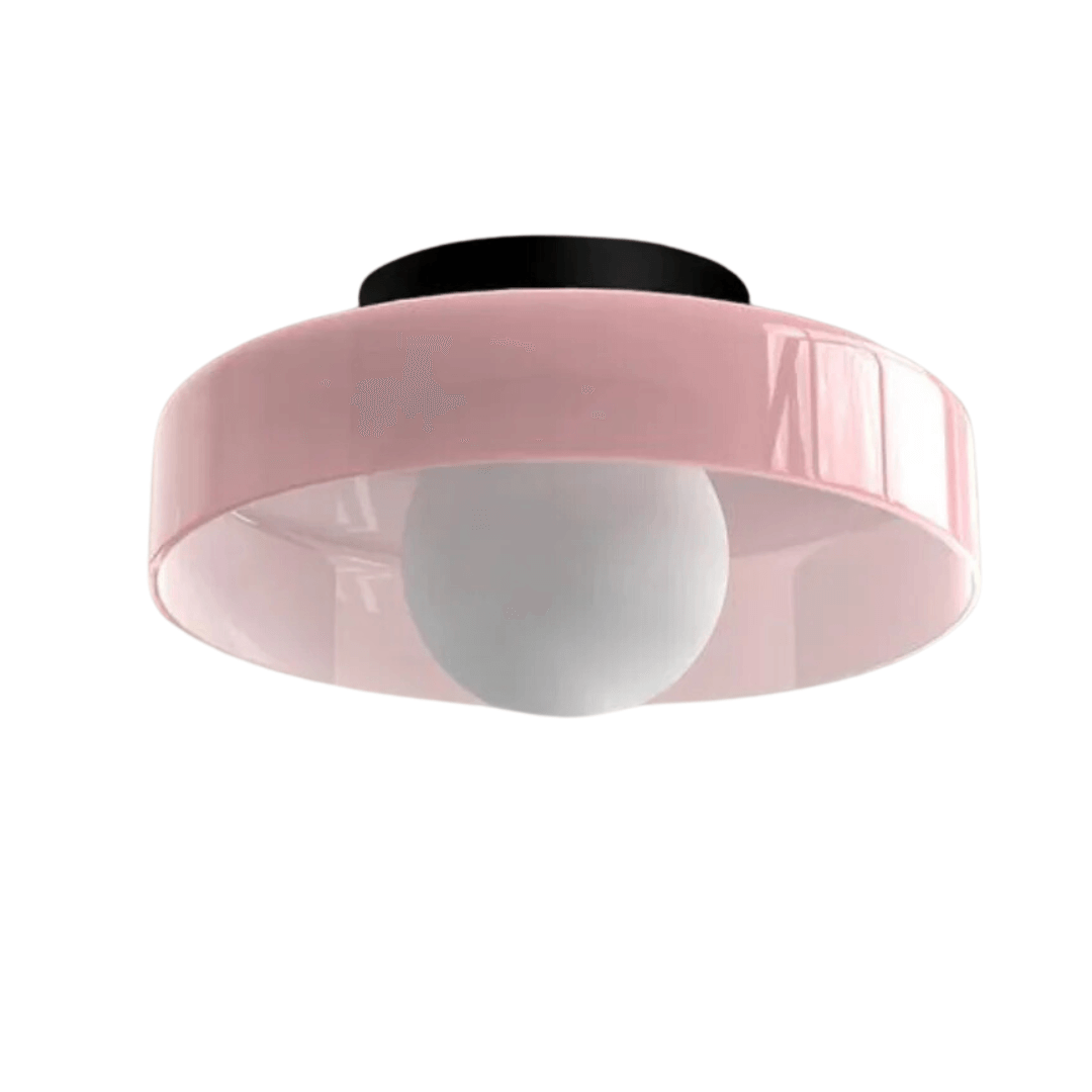 Runde LED Deckenleuchte Modern Glas Lampe