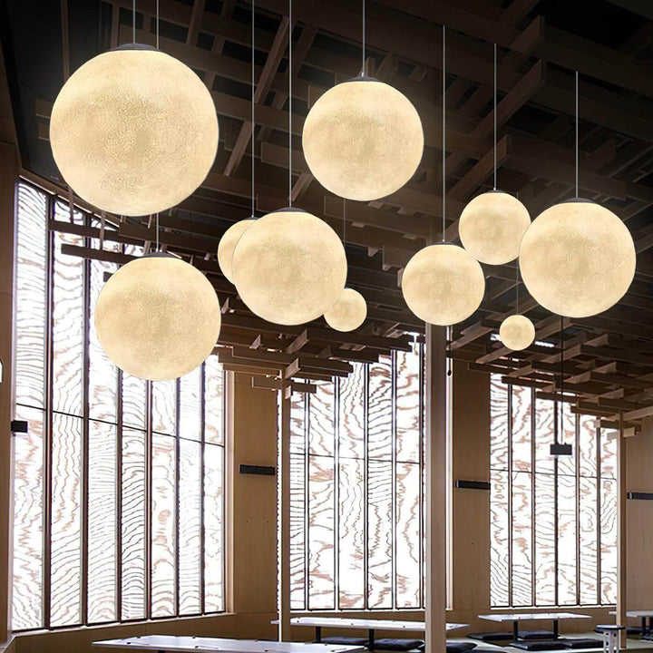 Lampe suspendue Moon au design moderne