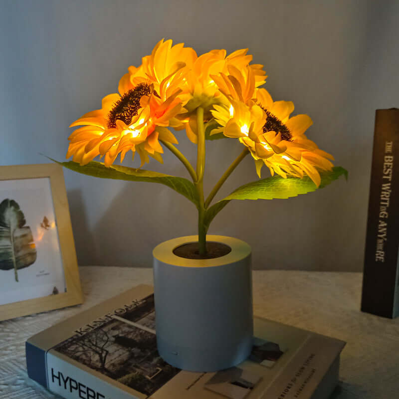 Lampe LED tournesol lumière d'ambiance lumière décorative