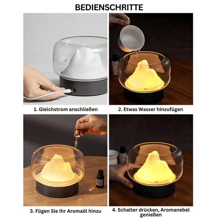 Aroma Diffuser mit LED, Luftbefeuchter - Ultraschall