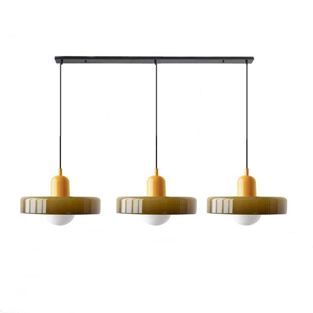 3-köpfige Bauhaus Pendelleuchte